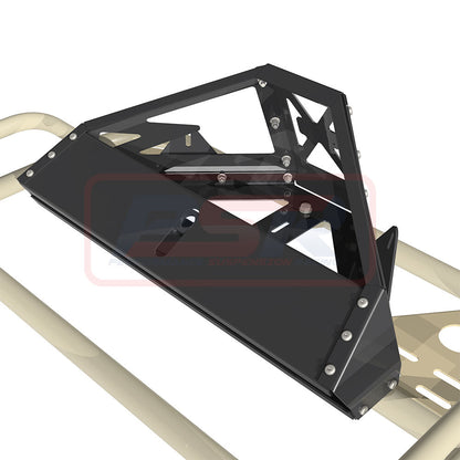 Baja Rack Spare Wheel Bolt On Mount (Suit 32,33,35,37" Tyre) and Y-Strap Tyre / Accessory Ratchet Strap Tie Down