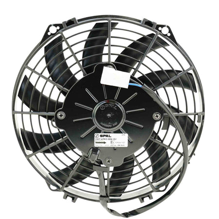 SPAL 09" Fan Skew Blade Push 12V (590CFM) (52mm Deep)