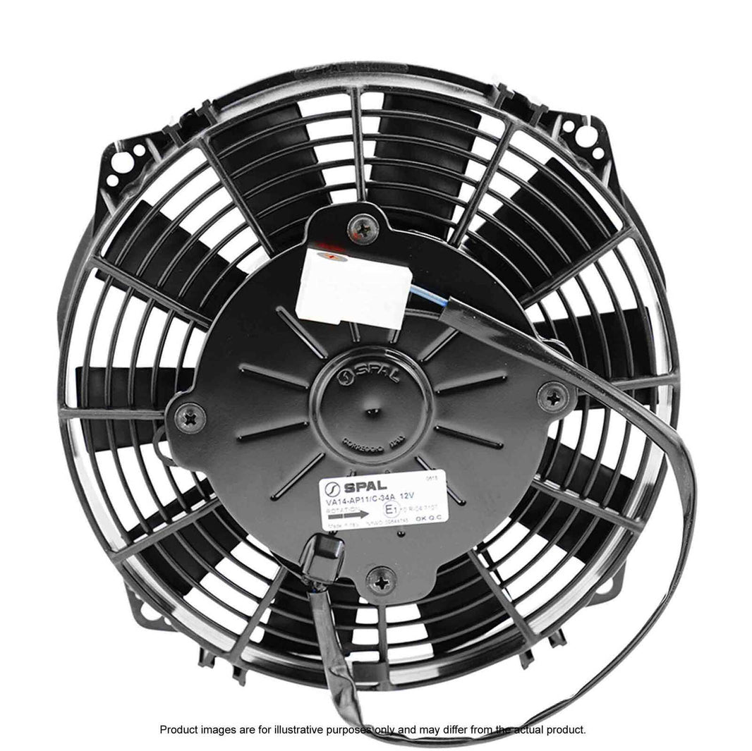 SPAL 09" Fan Straight Blade Pull 12V (596CFM) (52mm Deep)