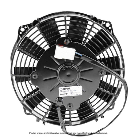 SPAL 09" Fan Straight Blade Pull 12V (596CFM) (52mm Deep)