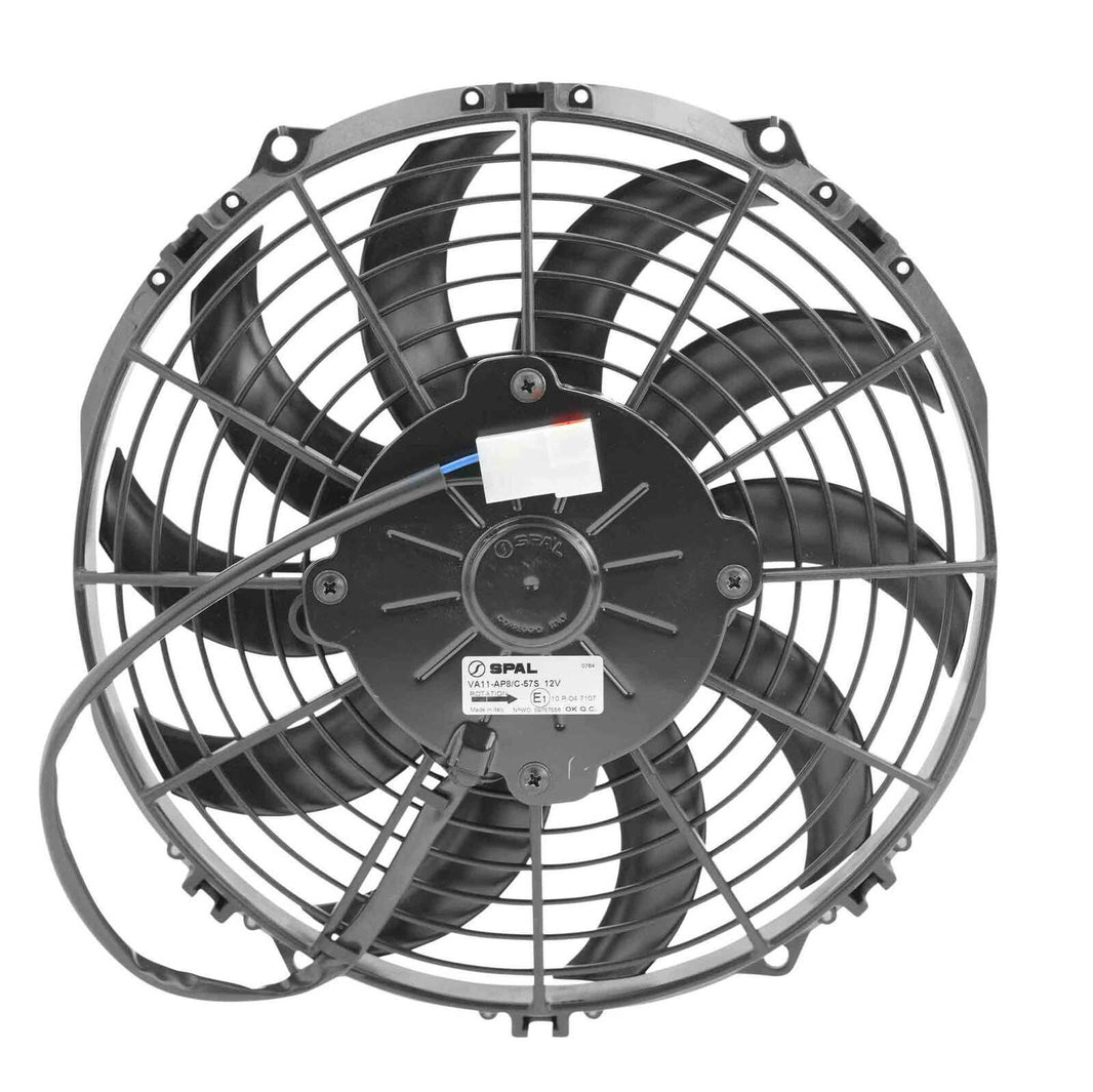 SPAL 10" Fan Skew Blade Push 12V (708CFM) (52mm Deep)