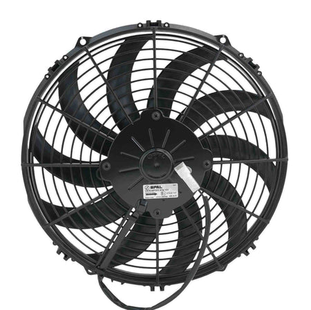 SPAL 12" Fan Skew Blade Push 12V (938CFM) (52mm Deep)