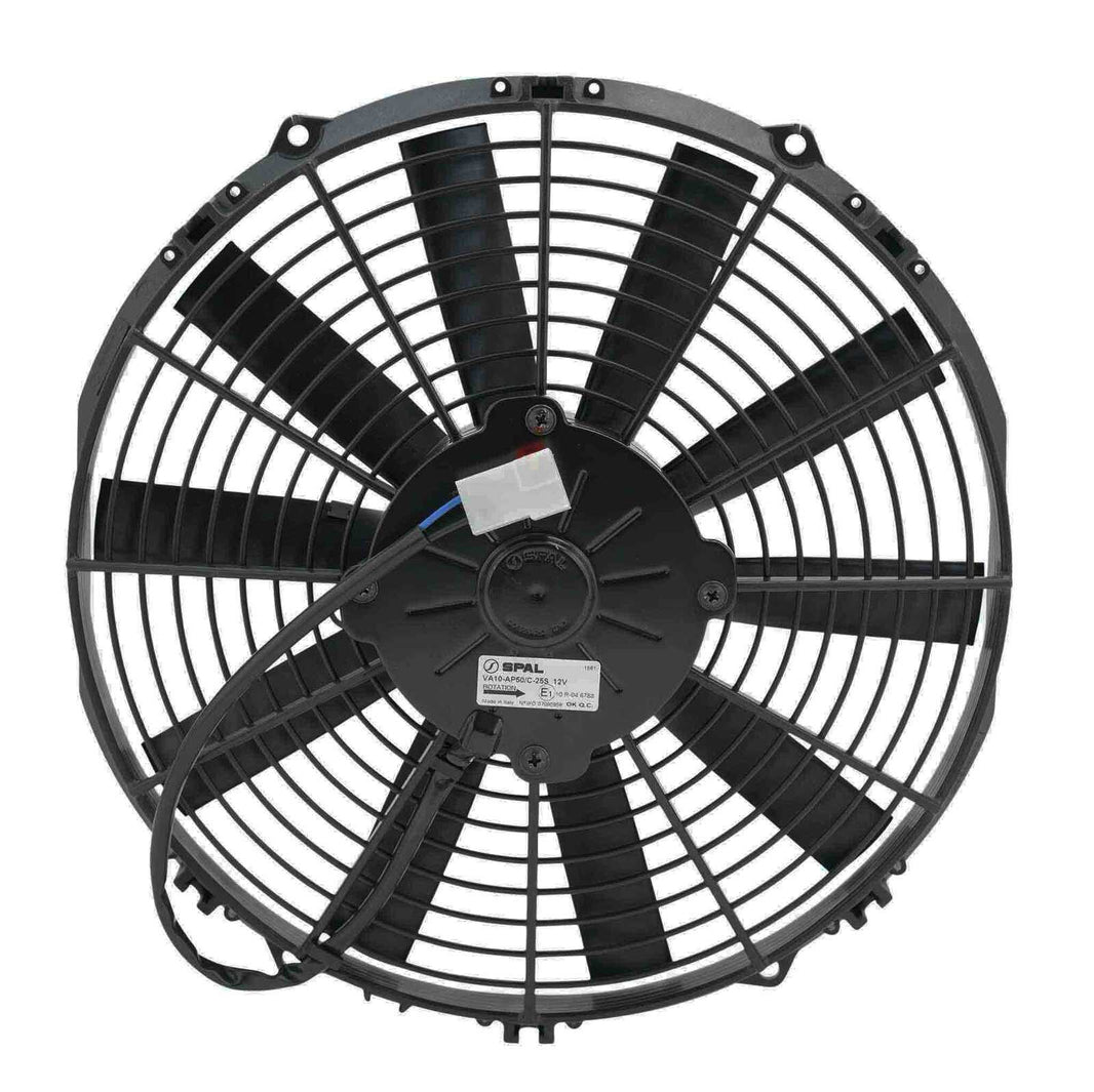 SPAL 12" Fan Straight Blade Push 12V (1009CFM) (62mm Deep)