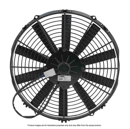 SPAL 13" Fan Straight Blade Pull 12V (962CFM) (52mm Deep)