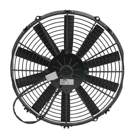 SPAL 13" Fan Straight Blade Push 12V (991CFM) (52mm Deep)