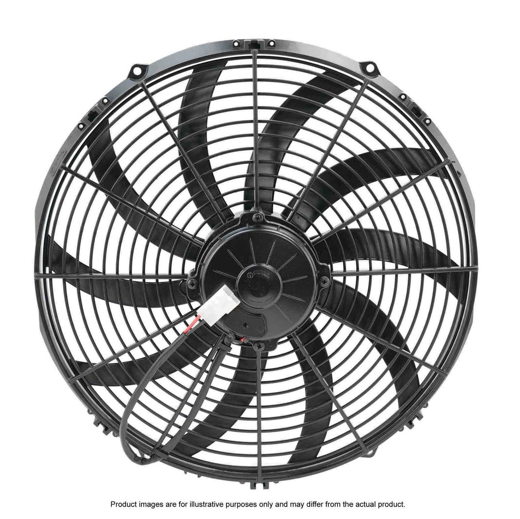 SPAL 14" Fan Skew Blade Push 12V (1841CFM) (89mm Deep)