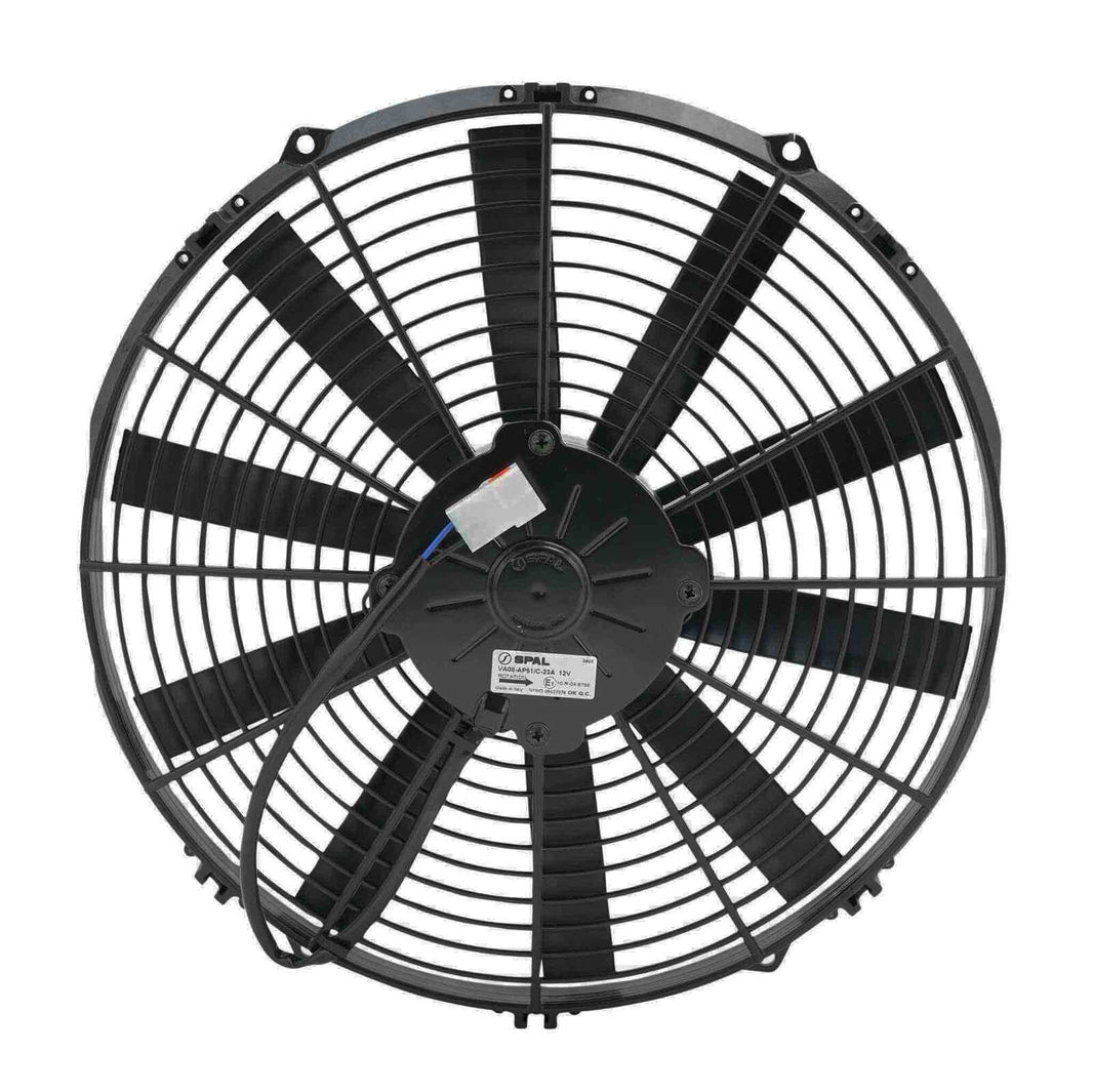 SPAL 14" Fan Straight Blade Pull 12V (1310CFM) (62mm Deep)