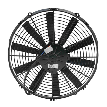 SPAL 14" Fan Straight Blade Pull 12V (1310CFM) (62mm Deep)