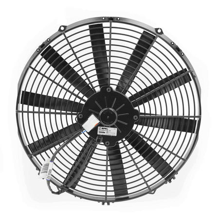 SPAL 16" Fan Straight Blade Pull 12V (1469CFM) (62mm Deep)