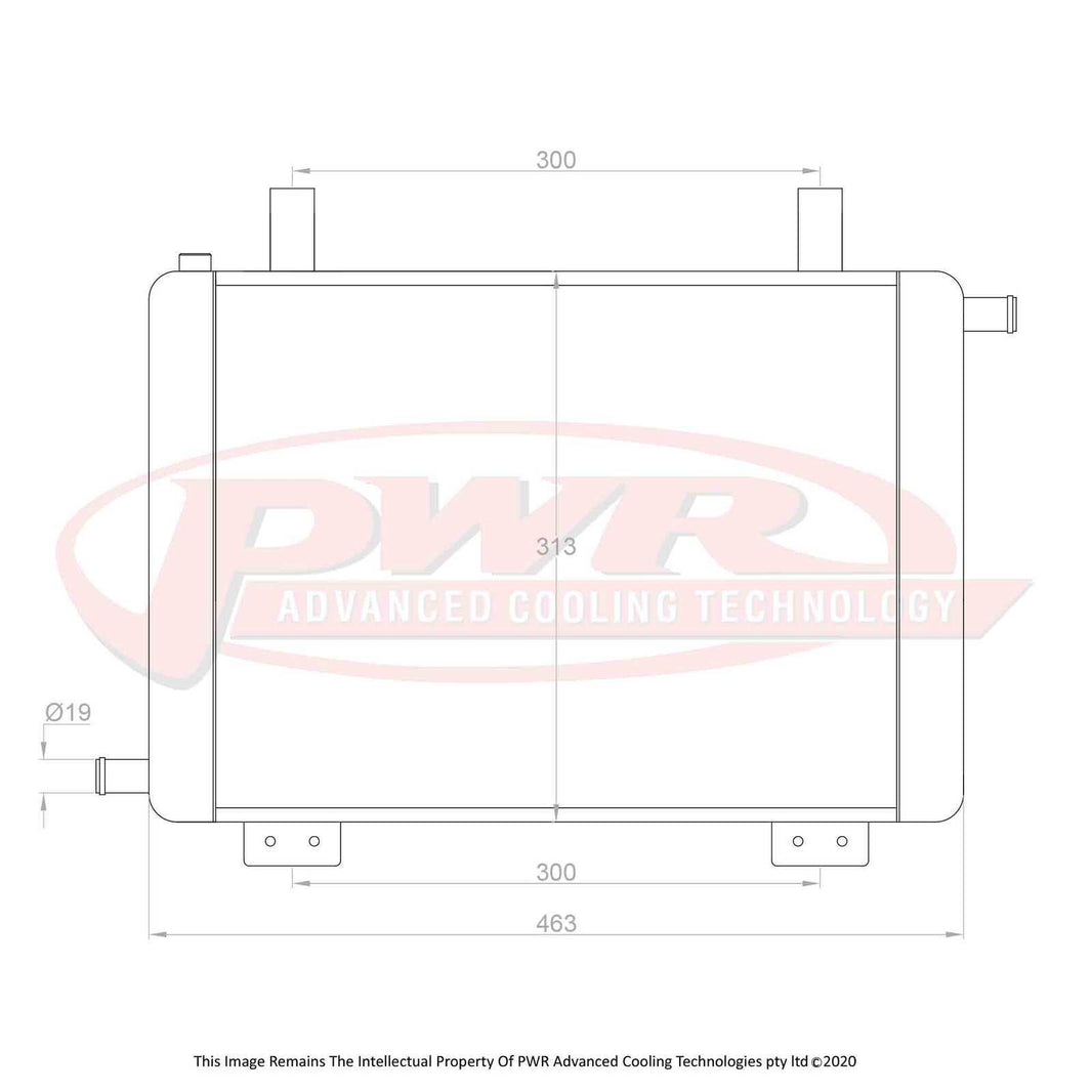 HOLDEN Monaro V2 CV8 (2001 - 2002) 26mm Heat Exchanger