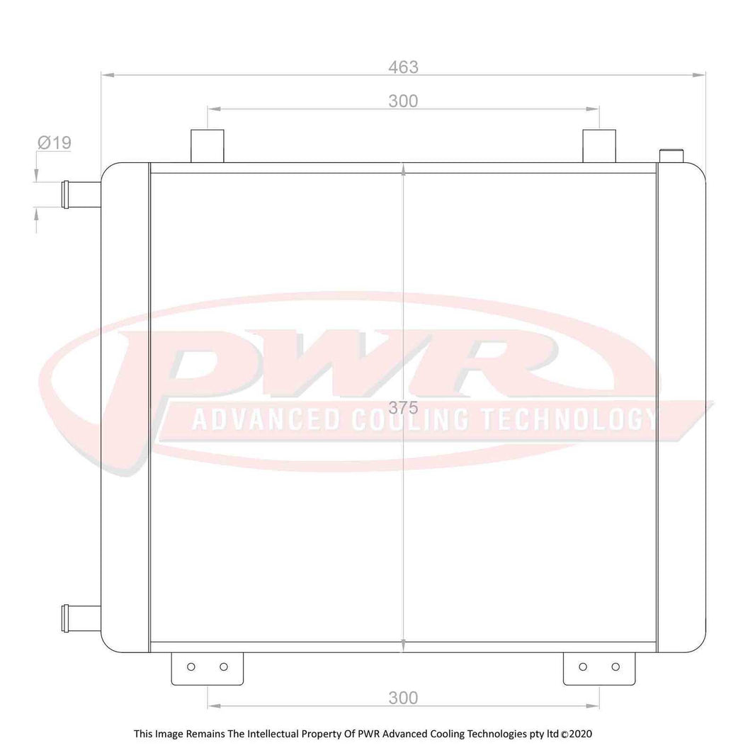 HOLDEN Commodore VZ HSV (2004 - 2006) 26mm  Heat Exchanger