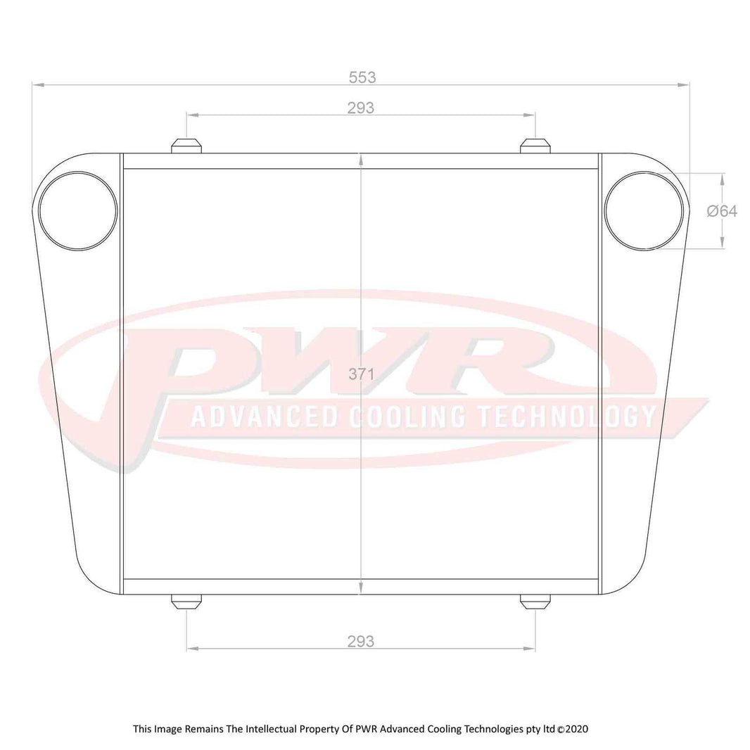 MAZDA RX2 - RX5 12AT and 13BT Rotary Turbo Engines (1970 - 1981) 68mm Intercooler