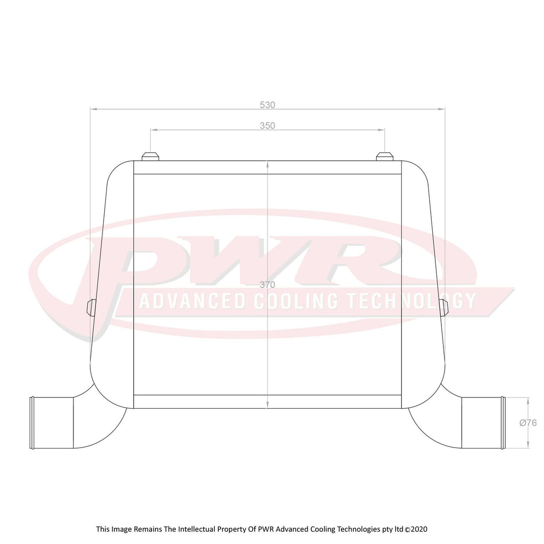 MAZDA R100 12AT, 13BT Rotary Engine (1967 - 1971) 3" Outlets 68mm Intercooler