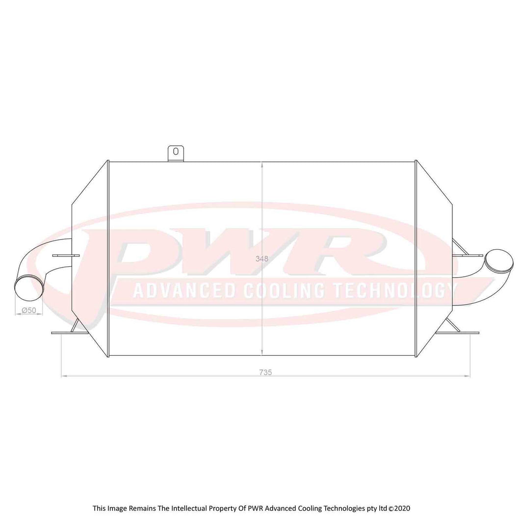 FORD Focus XR5 2.5L Engine (2006 - 2011) (Larger PWR size) Intercooler
