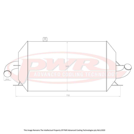 FORD Focus XR5 2.5L Engine (2006 - 2011) (Larger PWR size) Intercooler
