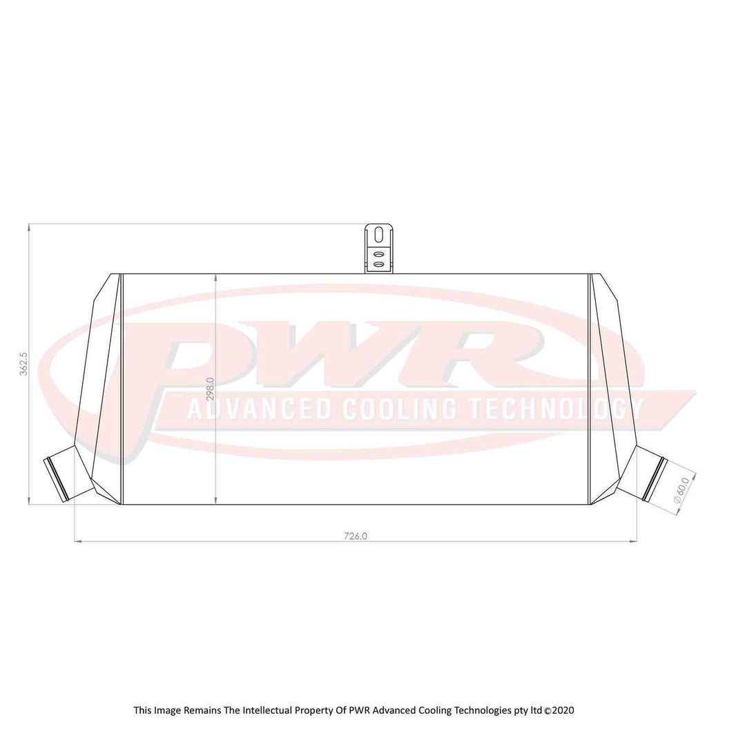 MITSUBISHI Lancer Evolution 8 & 9 4G63T Engine (2003 - 2007) Large 68mm Intercooler