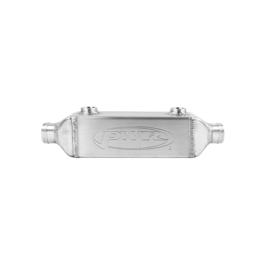 UNIVERSAL Water to Oil Cooler - In-line 3" x 3" x 8" with 38mm Outlets