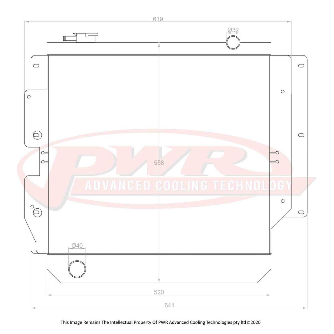 JEEP Wrangler TJ PowerTech Engines (1997 - 2007) 55mm Radiator