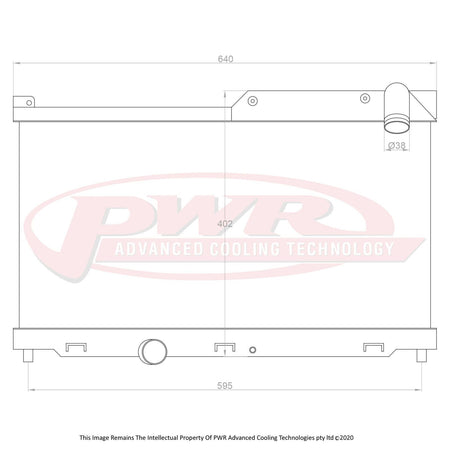 MAZDA RX7 FD Series 6 - 8 13BTT Rotary Engine (1992 - 2002) 55mm Radiator