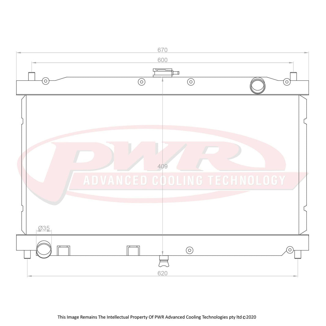 MAZDA MX5 (NB) 1.6lt and 1.8lt Engines (1998 - 2005) 42mm Radiator