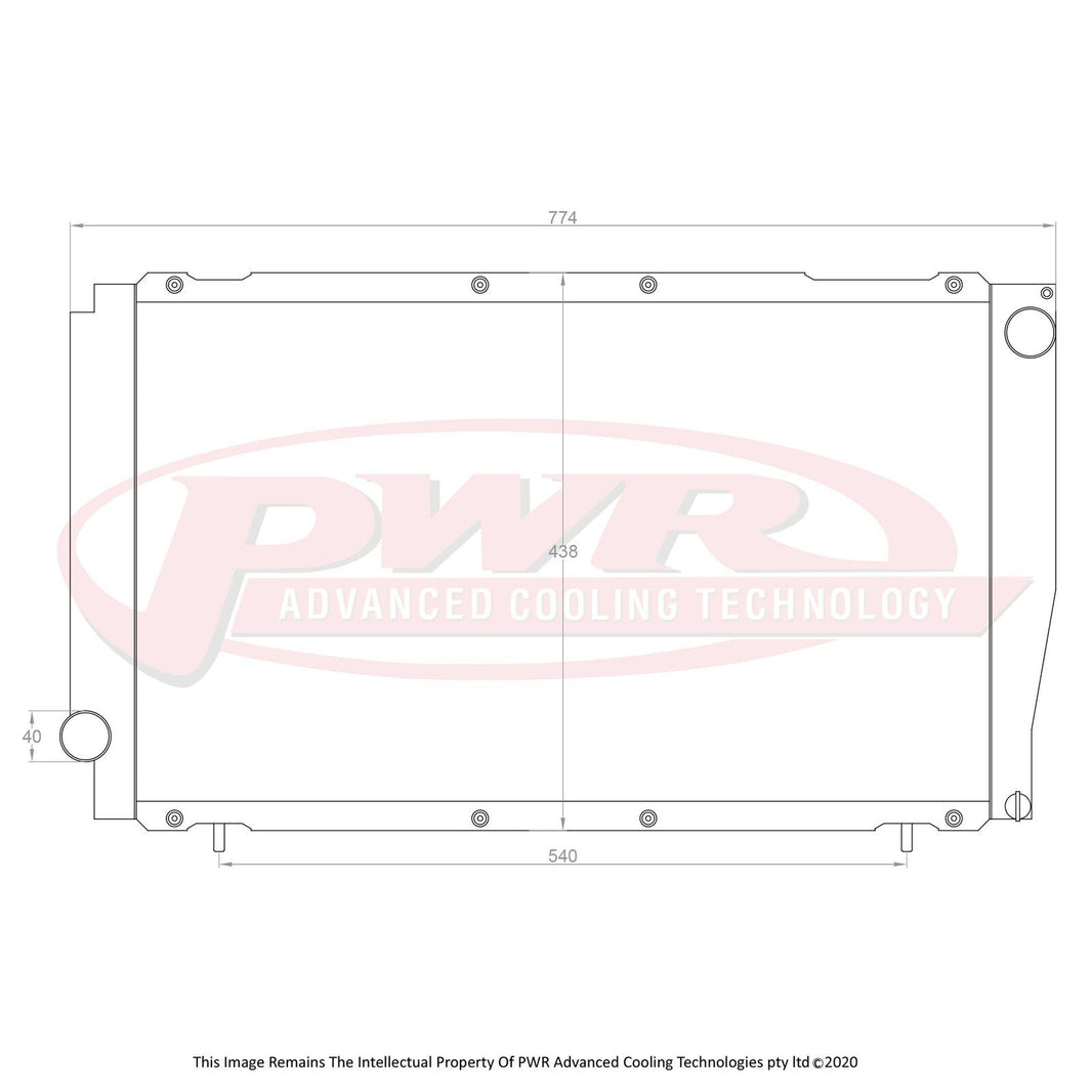 SUBARU Impreza WRX & STI 2.0L & 2.5L Engine (1992 - 2000) 42mm Radiator