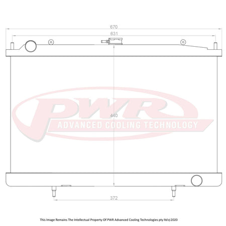 NISSAN Silvia, 200SX S14, S15 SR20 and SR20DET Engine (1993 - 2002) 42mm Radiator