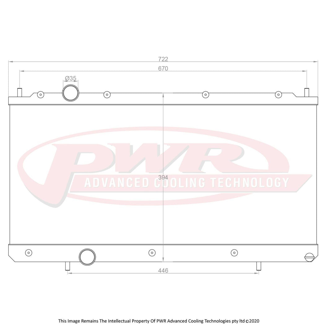 MITSUBISHI FTO 1.8L & 2L Engines (1994 - 2000) 42mm Radiator