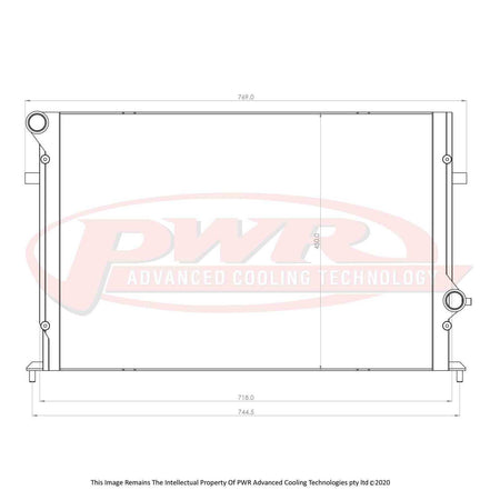 AUDI TT RS / RS3 Second Gen 2.5lt 5cyl Engine (2011 - 2013) 42mm Elite Radiator