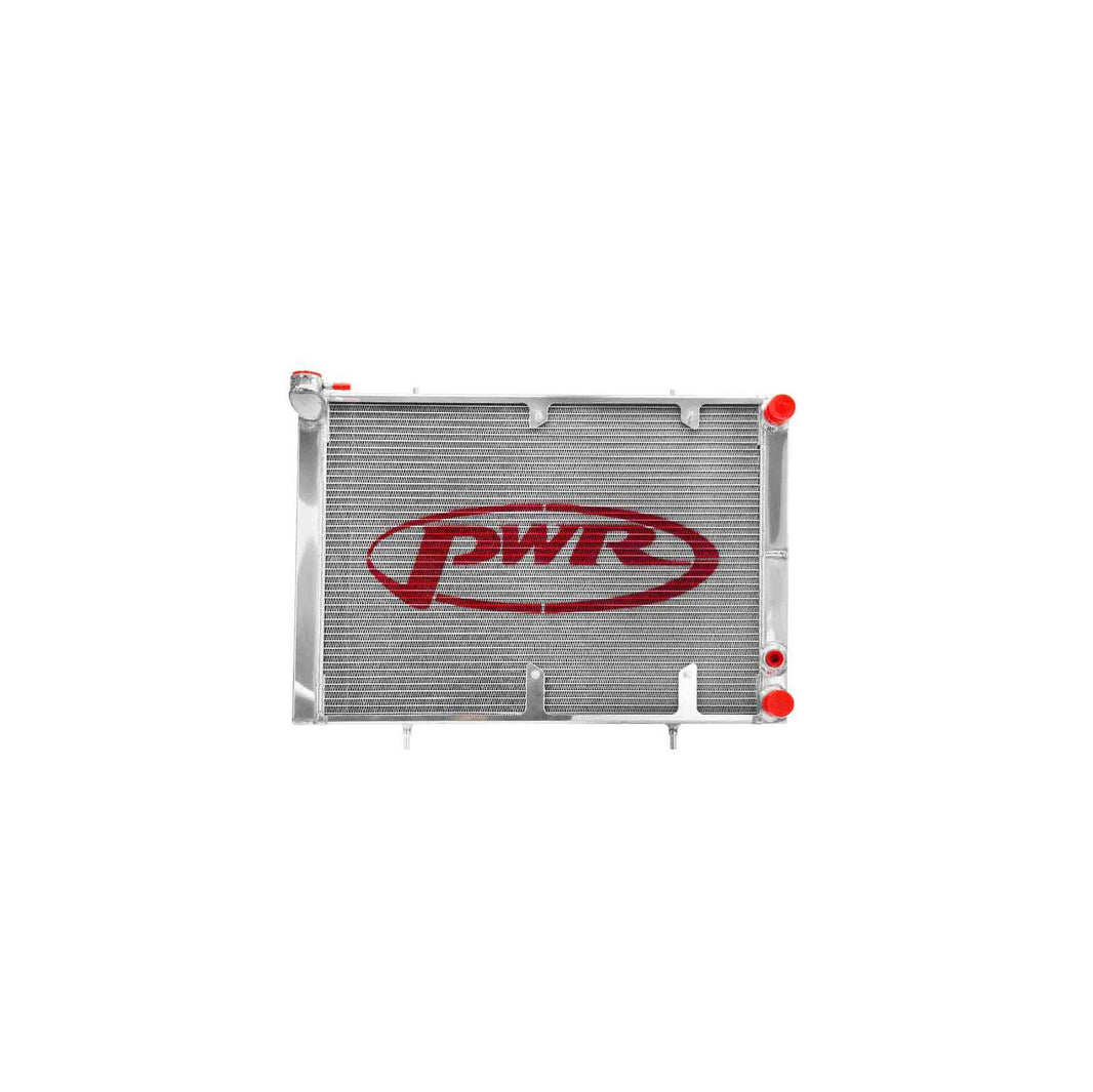 NISSAN Skyline R32 GTR RB26DETT Engine (1989 - 1994) 2-Pass 55mm Crossflow Radiator with Offset 16" SPAL Fan Mounts