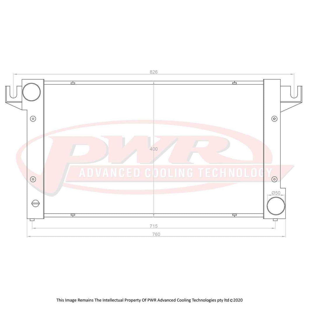 DODGE Viper SRT10 V10 Engine (2003 - 2010) 81mm Radiator