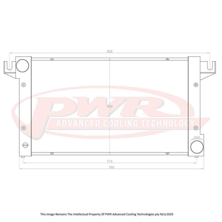 DODGE Viper SRT10 V10 Engine (2003 - 2010) 81mm Radiator