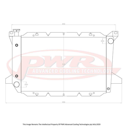 FORD F150 V8 Engine Automatic Transmission (1997 - 2004) 68mm Radiator