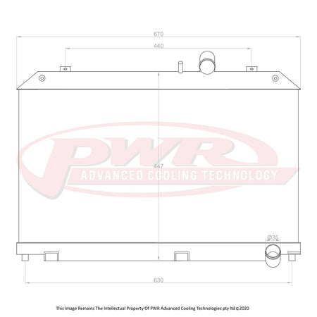 MAZDA RX8 Series 2 13B Renesis Rotary Engine (2008 - 2012) 42mm Radiator