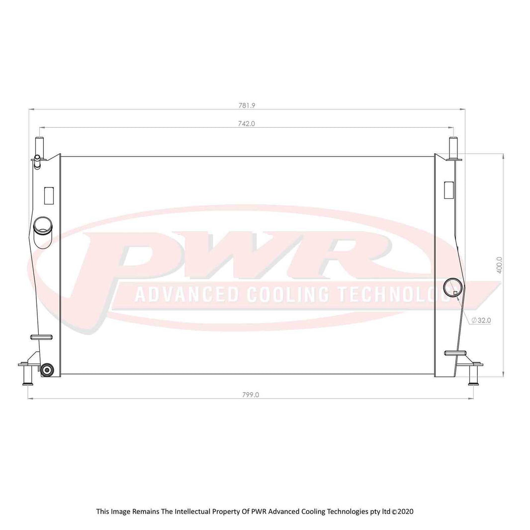 FORD Focus XR5 2.5L Engine (2006 - 2011) 42mm Radiator