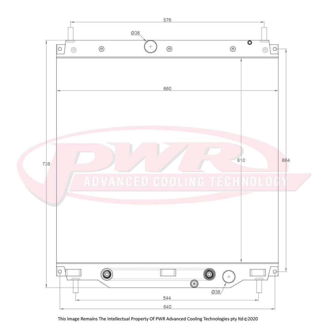 LDV T60 42mm Radiator Automatic