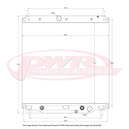 LDV T60 42mm Radiator Automatic