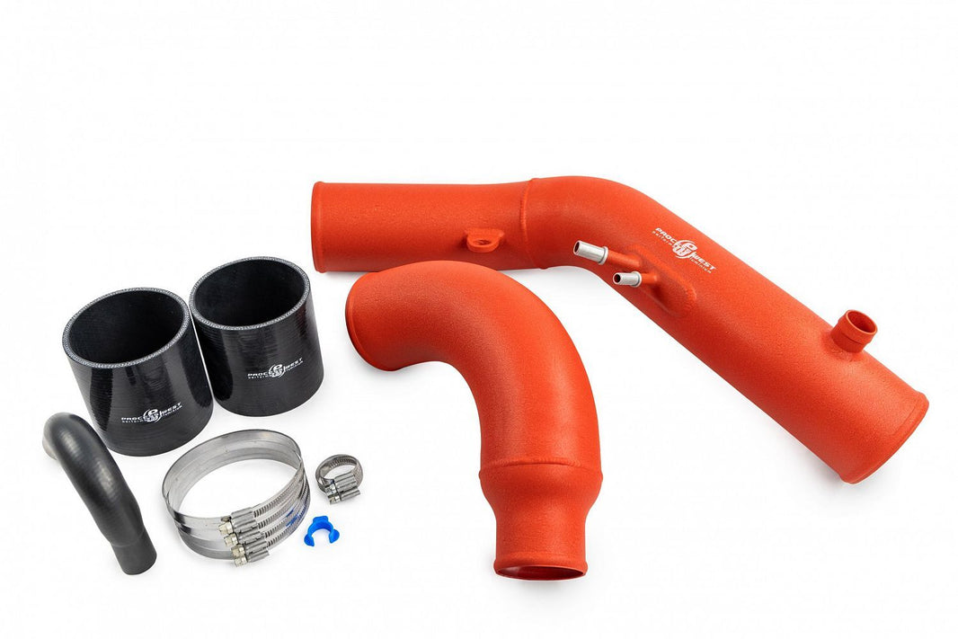 Process West Next Gen Ranger Raptor 3.5 INCH Crossover Pipe Wrinkle Red