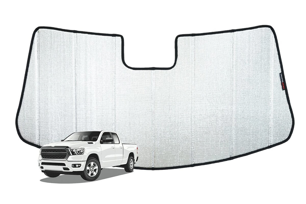 Dodge RAM Crew Cab 5th Generation Front Windscreen Sun Shade (DT; 2019-Present)