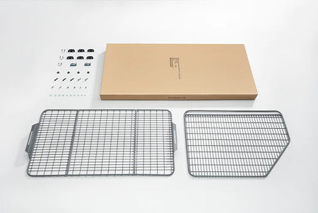 REAR RACK & DIVIDER 3 HOOKS & 6 CLAMPS (SET)