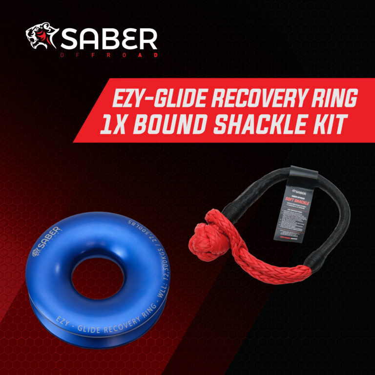Ezy-Glide 12,500 Wll Recovery Ring , Bag & Bound Soft Shackle