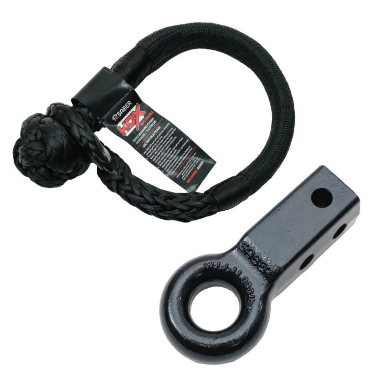Cast Steel Rope Friendly Recovery Hitch & 24K Hdx Shackle