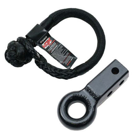 Cast Steel Rope Friendly Recovery Hitch & 24K Hdx Shackle