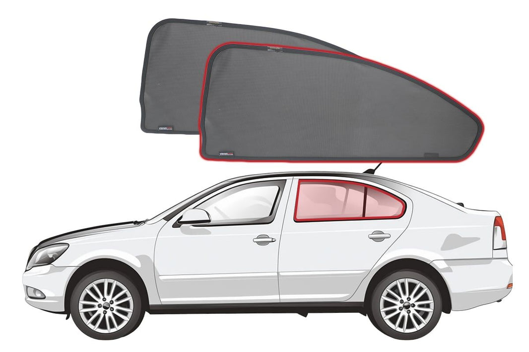 Skoda Octavia Liftback 2nd Generation Car Rear Window Shades (1Z; 2004-2013)