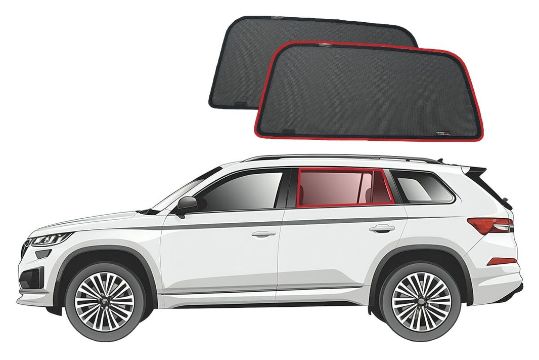 Skoda Kodiaq 1st Generation Car Rear Window Shades (2016-2024)