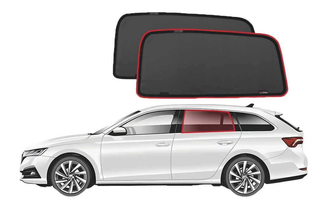 Skoda Octavia Wagon 4th Generation Car Rear Window Shades (NX4; 2019-Present)