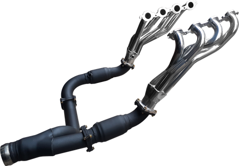 Chevrolet Silverado 1500 ZR1 & ZR2 6.2L V8 Coated Extractors, Cats & Y-pipe to suit Factory Cat-back
