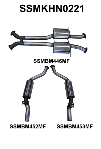 VY Maloo 3in Dual Catback Muffler/Muffler