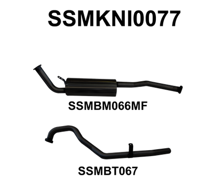 Patrol GQ 3.0L 2.5in off OE Engine Pipe