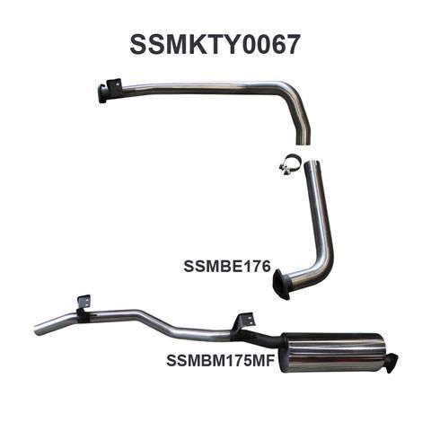 LandCruiser HZJ75, 78 2.5in off Extractors