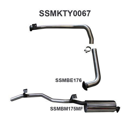 LandCruiser HZJ75, 78 2.5in off Extractors